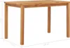 vidaXL Zahradní jídelní stůl 120x70x77 cm z masivního Náhled obrázku produktu 5