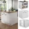 Kücheninsel Vicco Fame-Line Weiß Landhaus/Weiß 90 cm mit Produktbild-Vorschau 2
