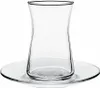 Pasabahce Heybeli Teeglas Set 8 Teilig mit Untertassen Produktbild-Vorschau 6