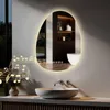 S'AFIELINA Specchio da bagno con illuminazione Asimmetrico Anteprima dell’immagine prodotto 1