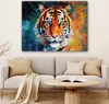 MuchoWow® - Leinwandbilder - Tiger - Tiere - Ölgemälde - Produktbild-Vorschau 6