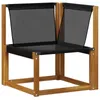vidaXL Outdoor-Sofagarnitur mit Kissen 6 pcs Natürlich und Produktbild-Vorschau 4