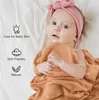 Coperta Momcozy in mussola, confezione da 4, monocolore Anteprima dell’immagine prodotto 3