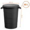 Serbatoio per l'acqua piovana da 80 litri con coperchio - Anteprima dell’immagine prodotto 3