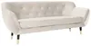 Beige Stoff Wohnzimmer Design Couchen Polster Sofa Sofas Produktbild-Vorschau 4