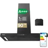 CIARRA A+++ 650 m³/h Dunstabzugshaube 90cm Wandhaube WIFI Produktbild-Vorschau 1