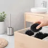 Relaxdays WC Bürste, 5er Set, Edelstahlgriff, abnehmbarer Produktbild-Vorschau 5