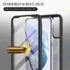 A phone case is shown with a bullet impacting it, demonstrating its protective qualities. The phone inside the case is also visible. Produktbild-Vorschau