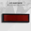 USB LED běžící text jmenovka s červeným displejem – posuvná Náhled obrázku produktu 3