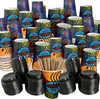 Intertan 100 Kaffeebecher To Go Pappe 240ml Design COZY Produktbild-Vorschau 3