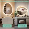 GIMBELEN Asymmetrischer Badspiegel mit Beleuchtung 60 × 45 Produktbild-Vorschau 7