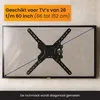 R2B TV Beugel 26-60 Inch - Draaibaar - VESA 400x400 - 30 kg Productafbeelding-voorbeeld 2