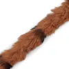Fellborte Tiermuster ab 1m x 4 cm Meterware Fellbesatz Kunstfell Farbwahl braun schwarz Produktbild-Vorschau