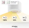6er Set Oktaplex Aufbaustrahler Alu flach & schwenkbar Produktbild-Vorschau 6