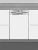 A built-in dishwasher integrated into a kitchen counter and cabinets. Produktbild-Vorschau