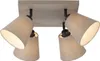 JUST LIGHT LED Deckenlampe RIALA Stoffschirm Spots Produktbild-Vorschau 8
