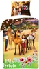 A bedding set featuring characters from the Spirit Riding Free series. Produktbild-Vorschau