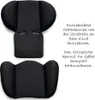 Two black baby seat inserts are shown against a white background, with German text describing their features. Anteprima dell’immagine prodotto