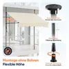 Klemmmarkise Markise für balkon mit Kurbel Sonnenschutz Produktbild-Vorschau 7