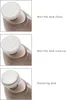 Three close-up shots of different attachments for an electric nail care device, each with a descriptive label. Náhľad obrázku produktu