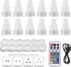 12er-Pack flammenlose Kerzen mit Fernbedienung, 13 Farben, Produktbild-Vorschau 8