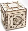 A 3D wooden puzzle in the shape of a safe. Produktbild-Vorschau