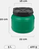 Garronda Weithalsfass 5 Liter Futtertonne mit Deckel ohne Produktbild-Vorschau 3