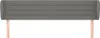 vidaXL Kopfteil mit Ohren Dunkelgrau 163x23x78/88 cm Stoff Produktbild-Vorschau 3