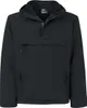 A black Brandit windbreaker jacket shown front-on against a white background. Anteprima dell’immagine prodotto