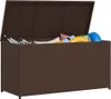 vidaXL Garten-Auflagenbox Braun 120x50x60 cm Poly Rattan Produktbild-Vorschau 3