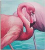 ARTland Leinwandbild Flamingo Größe: 50x50 cm Produktbild-Vorschau 1