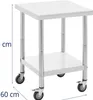 Royal Catering Edelstahltisch mit Rollen - PREMIUM - 60 x Náhled obrázku produktu 5