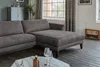 KAWOLA Sofa MALTA Ecksofa Stoff anthrazit mit motorischer Produktbild-Vorschau 2