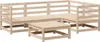 vidaXL Set di divani da giardino 5 pezzi in legno di pino Anteprima dell’immagine prodotto 1