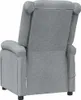 vidaXL Massagesessel Hellgrau Stoff Produktbild-Vorschau 5