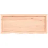 vidaXL Plan de toilette 100x40x(2-4) cm Bois massif non Voir les images du produit 4
