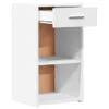 vidaXL Noční stolky 2 ks. Bílé 35x34x65 cm Materiál na bázi Náhled obrázku produktu 5