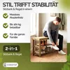 CASARIA Schuhbank mit Sitzfläche 87 x 45 x 30 cm 160kg Produktbild-Vorschau 3