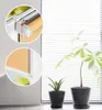 Close-up views of a roller blind system, showing mounting details and a measurement. Produktbild-Vorschau