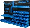 33 Stapelboxen Wandregal Kunststoff 115,8 x 78 cm Produktbild-Vorschau 2