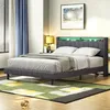 ProximaX Polsterbett mit USB Ladefunktion und LED-Kopfteil Produktbild-Vorschau 3