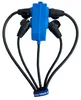 Rallonge en caoutchouc H07RN-F 3x2,5 répartiteur bleu 2m Voir les images du produit 6