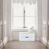 Comodino Relaxdays con 2 cassetti, seduta imbottita, panca Anteprima dell’immagine prodotto 5
