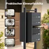 Wiltec 5er Briefkastenanlage Anthrazit 556 x 270 x 1500 mm, Produktbild-Vorschau 4