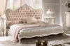 Casa Padrino Luxus Barock Doppelbett Beige / Grau / Weiß / Produktbild-Vorschau 1