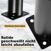 Jopassy 4X Pieds de meubles 18-30cm Extensible（Noir） Pieds Voir les images du produit 6