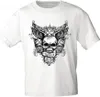 T-Shirt mit Print Totenkopf Skull Reckless 10834 weiß Gr. Produktbild-Vorschau 1