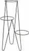 Blumenständer, Dreifaches Blumenbeet Modern Metall, Loft, Produktbild-Vorschau 1