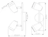 Globo Minou Strahler Weiß, 2xLED; 56109-2 Produktbild-Vorschau 3