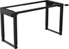 A black metal table frame on a white background. Voir les images du produit